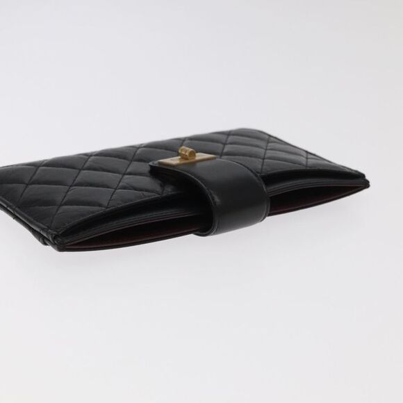 Pre Loved Chanel 255 Women Black Wallets - Picture 6 of 8